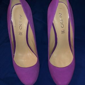 Purple shoes